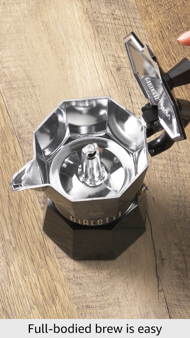 Amazon.com: Bialetti Mocha Exclusive Black 3 Cup Open Fire (Coffee
